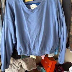 Aerie Blue Crop Top